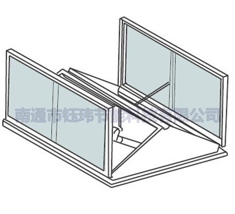 淮南三角型电动采光排烟天窗